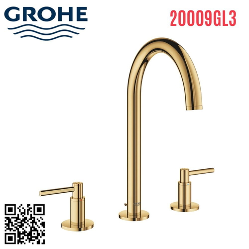 Vòi Chậu Lavabo Grohe 20009GL3 Nóng Lạnh 3 lỗ
