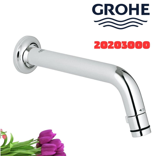 Vòi Chậu Lavabo Grohe 20203000 Nóng Lạnh gắn tường
