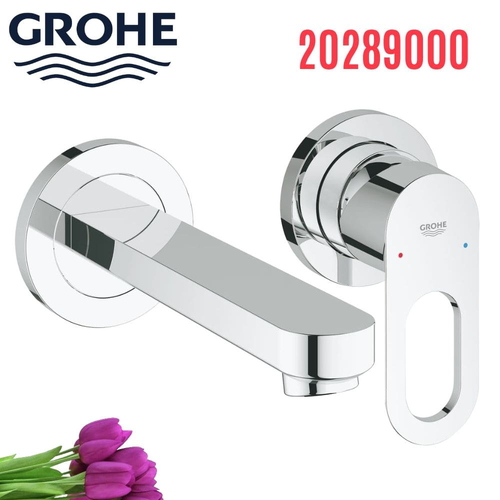 Vòi Chậu Lavabo Grohe 20289000 Nóng Lạnh gắn tường