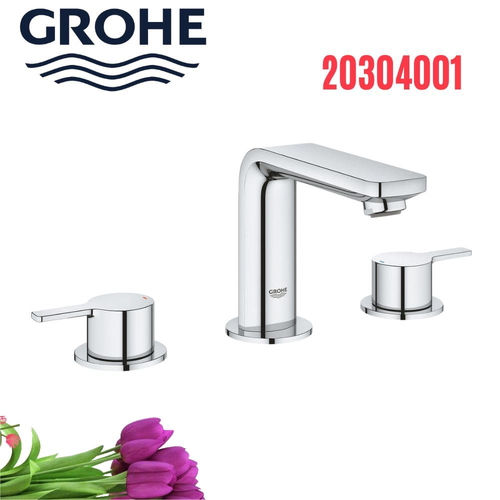 Vòi Chậu Lavabo Grohe 20304001 Nóng Lạnh 3 lỗ