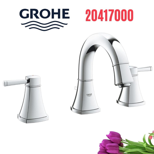 Vòi Chậu Lavabo Grohe 20417000 Nóng Lạnh 3 lỗ