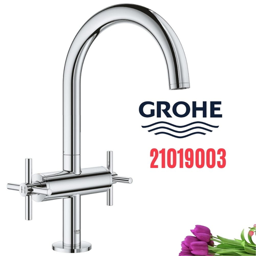 Vòi Chậu Lavabo Grohe 21019003 Nóng Lạnh 1 lỗ