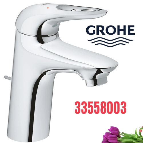 Vòi Chậu Lavabo Grohe 33558003 Nóng Lạnh 1 lỗ