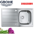 Chậu rửa bát Grohe 31552SD1 1 hố có bàn nhập khẩu Đức