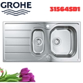 Chậu rửa bát Grohe 31564SD1 2 hố có bàn nhập khẩu Đức