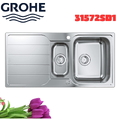 Chậu rửa bát Grohe 31572SD1 2 hố có bàn nhập khẩu Đức