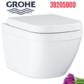 Bồn cầu treo tường Grohe 39205000 nắp đóng êm