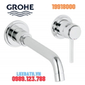 Vòi Chậu Lavabo Grohe 19918000 Nóng Lạnh gắn tường