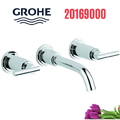 Vòi Chậu Lavabo Grohe 20169000 Nóng Lạnh gắn tường