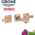 Vòi Chậu Lavabo Grohe 20189DL2 Nóng Lạnh gắn tường