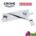 Vòi Chậu Lavabo Grohe 20193000 Nóng Lạnh gắn tường