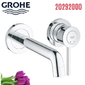 Vòi Chậu Lavabo Grohe 20292000 Nóng Lạnh gắn tường