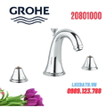 Vòi Chậu Lavabo Grohe 20801000 Nóng Lạnh 3 lỗ