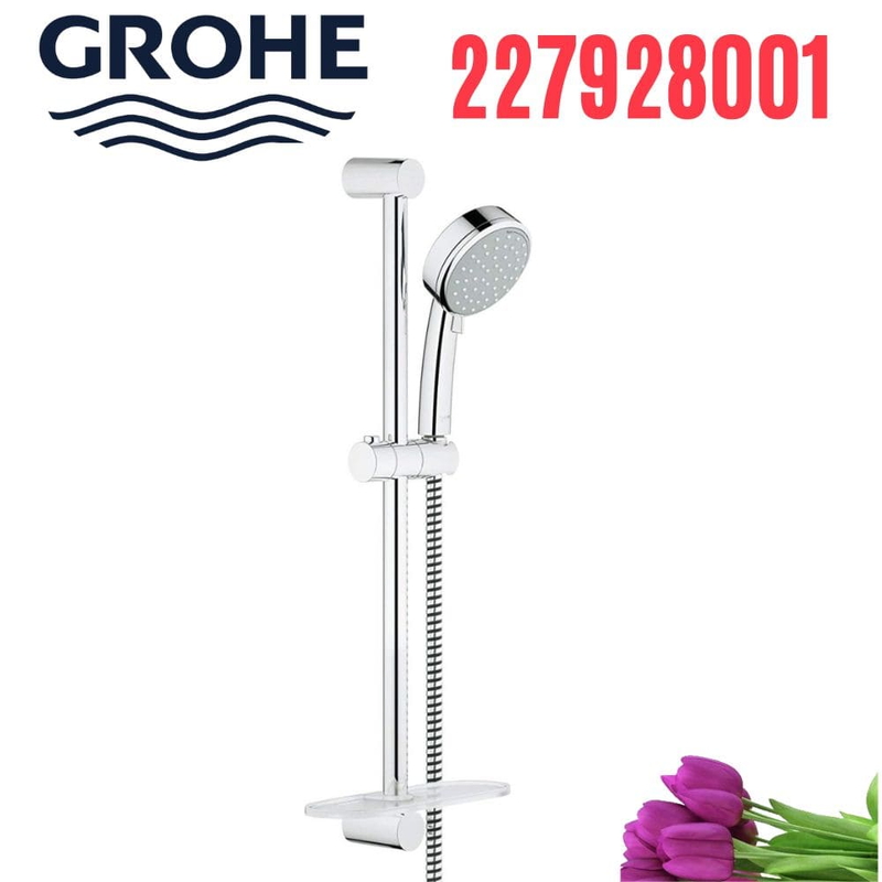 Bộ tay sen và thanh trượt sen tắm Grohe 227928001 nóng lạnh