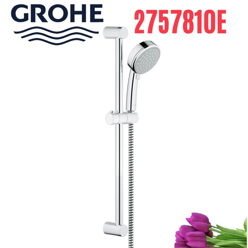 Bộ tay sen và thanh trượt sen tắm Grohe 2757810E nóng lạnh