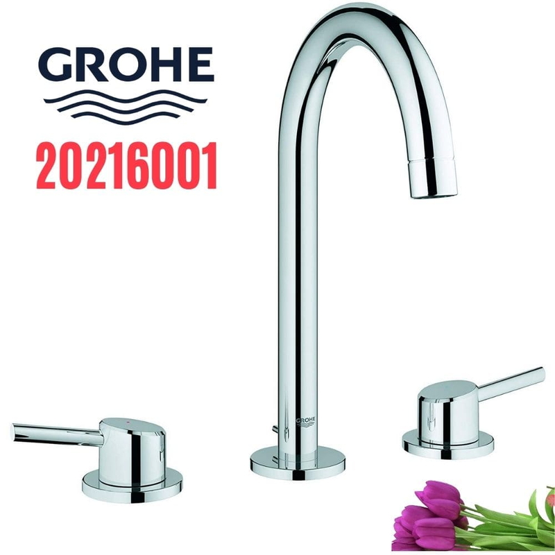 Vòi Chậu Lavabo Grohe 20216001 Nóng Lạnh 3 lỗ