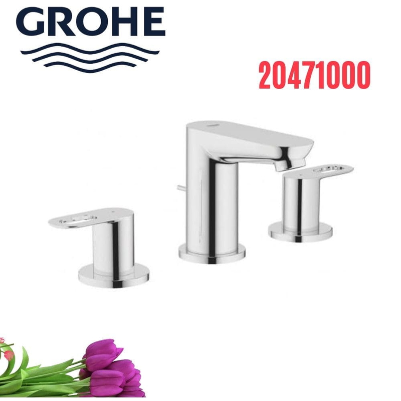Vòi Chậu Lavabo Grohe 20470000 Nóng Lạnh 3 lỗ