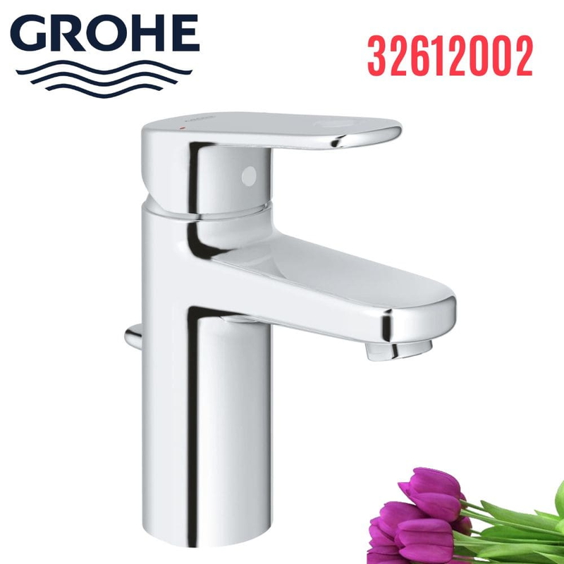 Vòi Chậu Lavabo Grohe 32612002 Nóng Lạnh 1 lỗ
