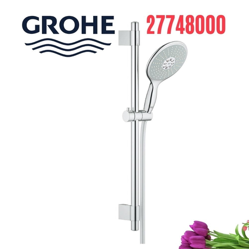 Bộ tay sen và thanh trượt sen tắm Grohe 27748000 nóng lạnh