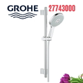 Bộ tay sen và thanh trượt sen tắm Grohe 27743000 nóng lạnh